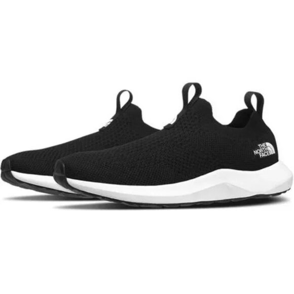 The North Face Recovery II Water Repellent Slip-On Knit Sneaker - Black 7 W BOX - Picture 1 of 8